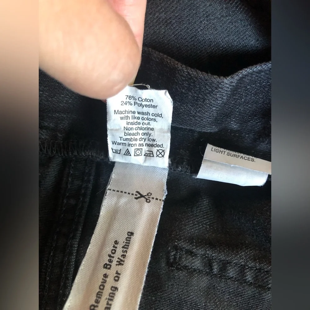 Madewell Women’s Denim Overall Jumpsuit Black Size Medium - Picture 15 of 15